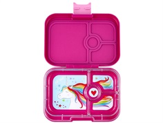 Yumbox malibu purple/unicorn tray 4-sections lunchbox Panino